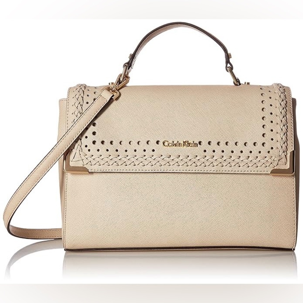 Calvin Klein on My Corner Saffiano Satchel